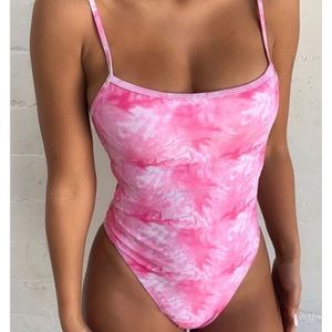 Tiger Mist Frido One Piece Pink Tie dye